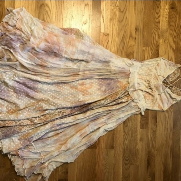 Free People Washed Ashore Maxi Dress Sz S - Picture 8 of 9